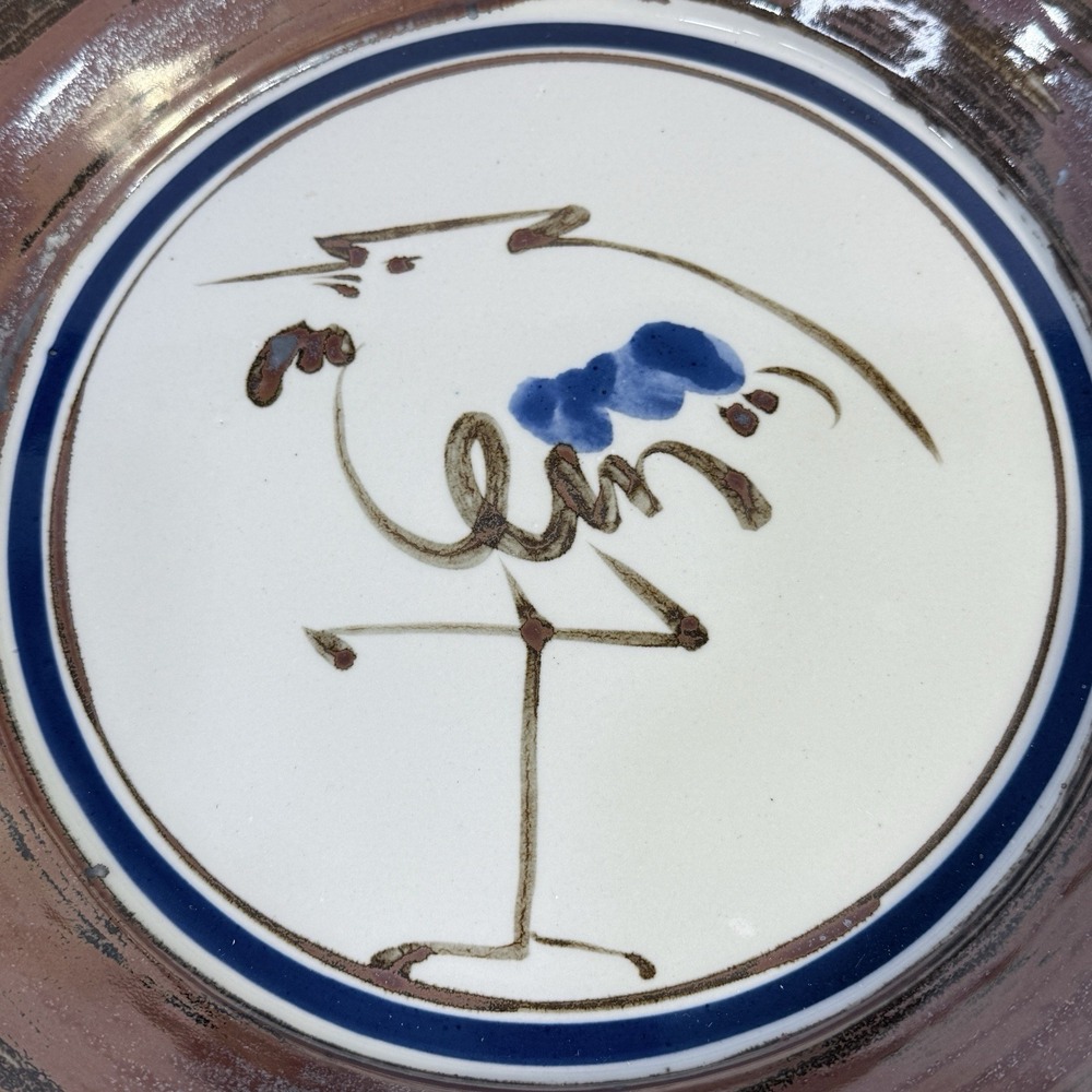 Dansk Niels Refsgaard 13" Square HERON Bird Serving Platter Plate Low Bowl Japan - Picture 9 of 9
